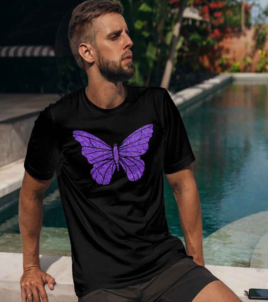 Butterfly Purple Lavender Wings T-Shirt