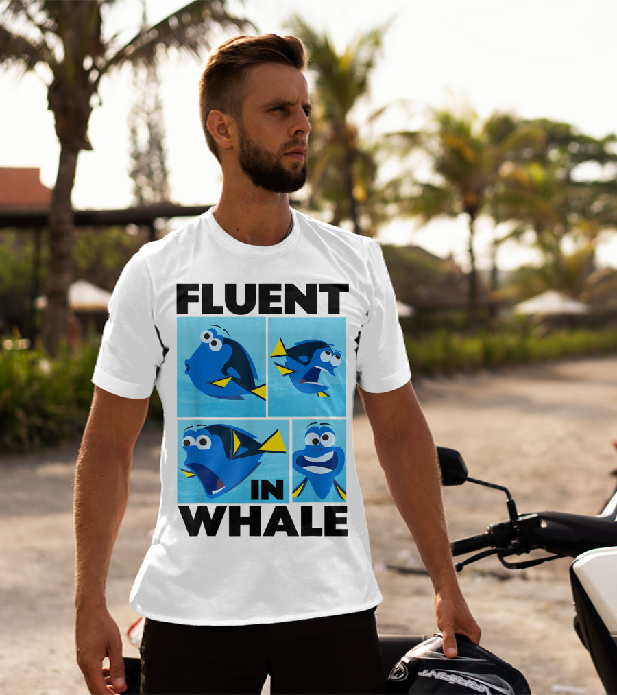 Disney Finding Dory Fluent In Whale Dory Expressions T-Shirt