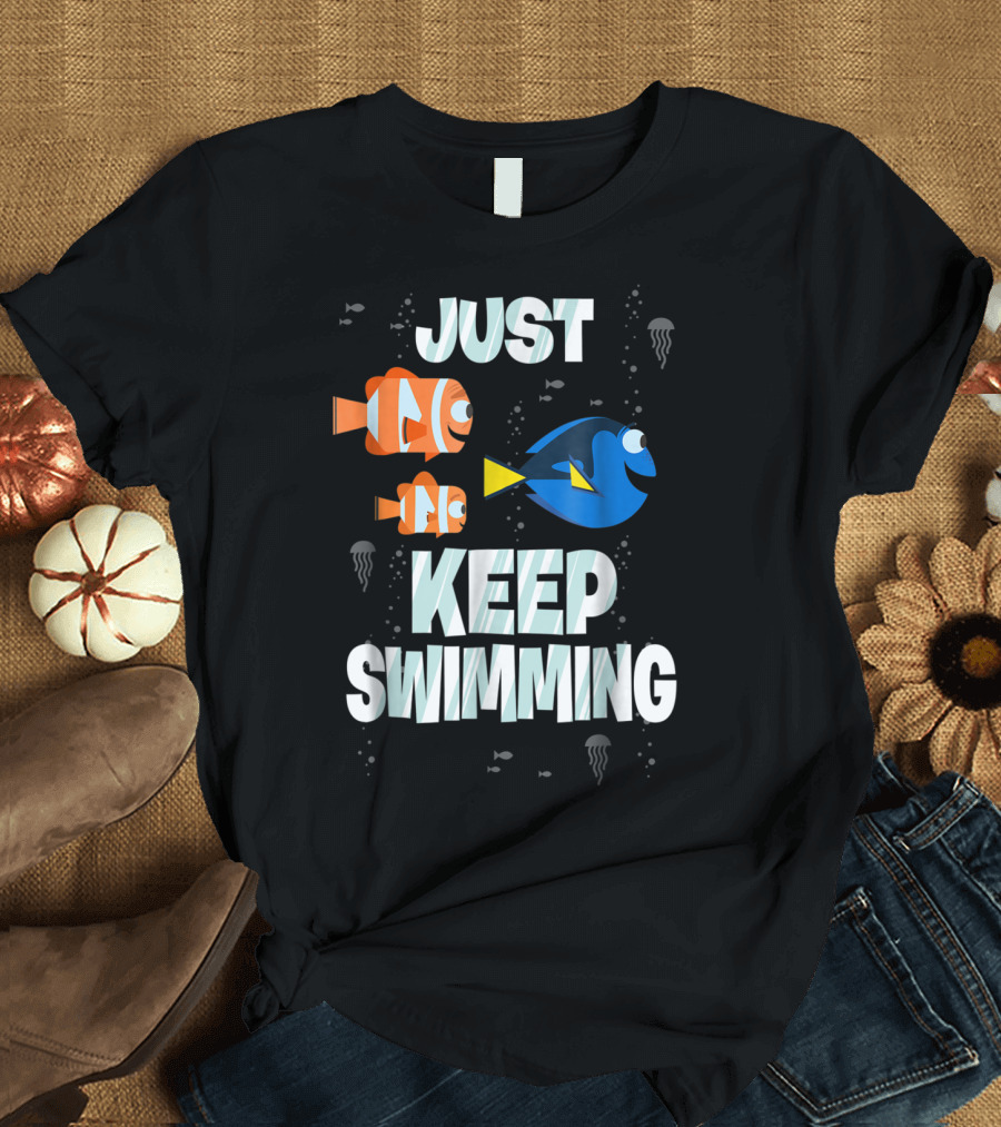Disney Finding Dory Just Keep Swimming with Marlin and Nemo T-Shirt
