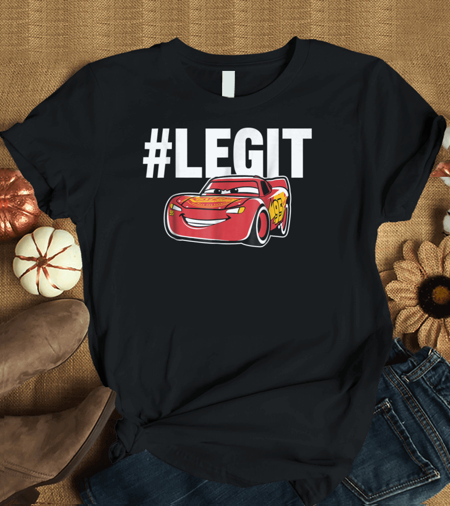 Legit Disney Pixar Cars 3 Lightning McQueen 95 T-Shirt