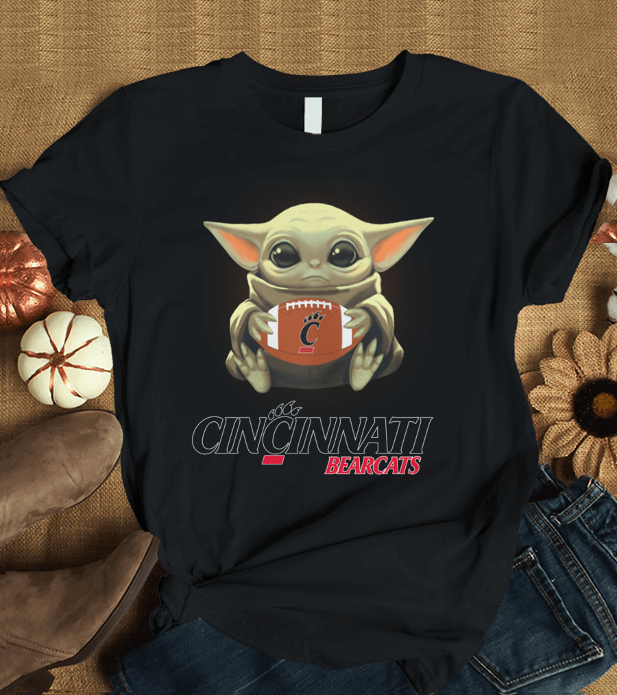 Cincinnati Bearcats Yoda Football Star Wars Fans T-Shirt