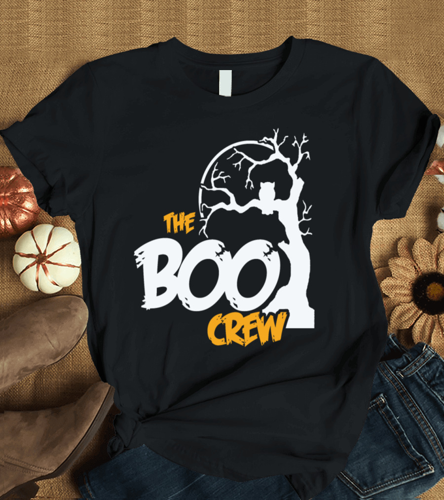 The Boo Crew Halloween Pumpkin Friends Scary T-Shirt