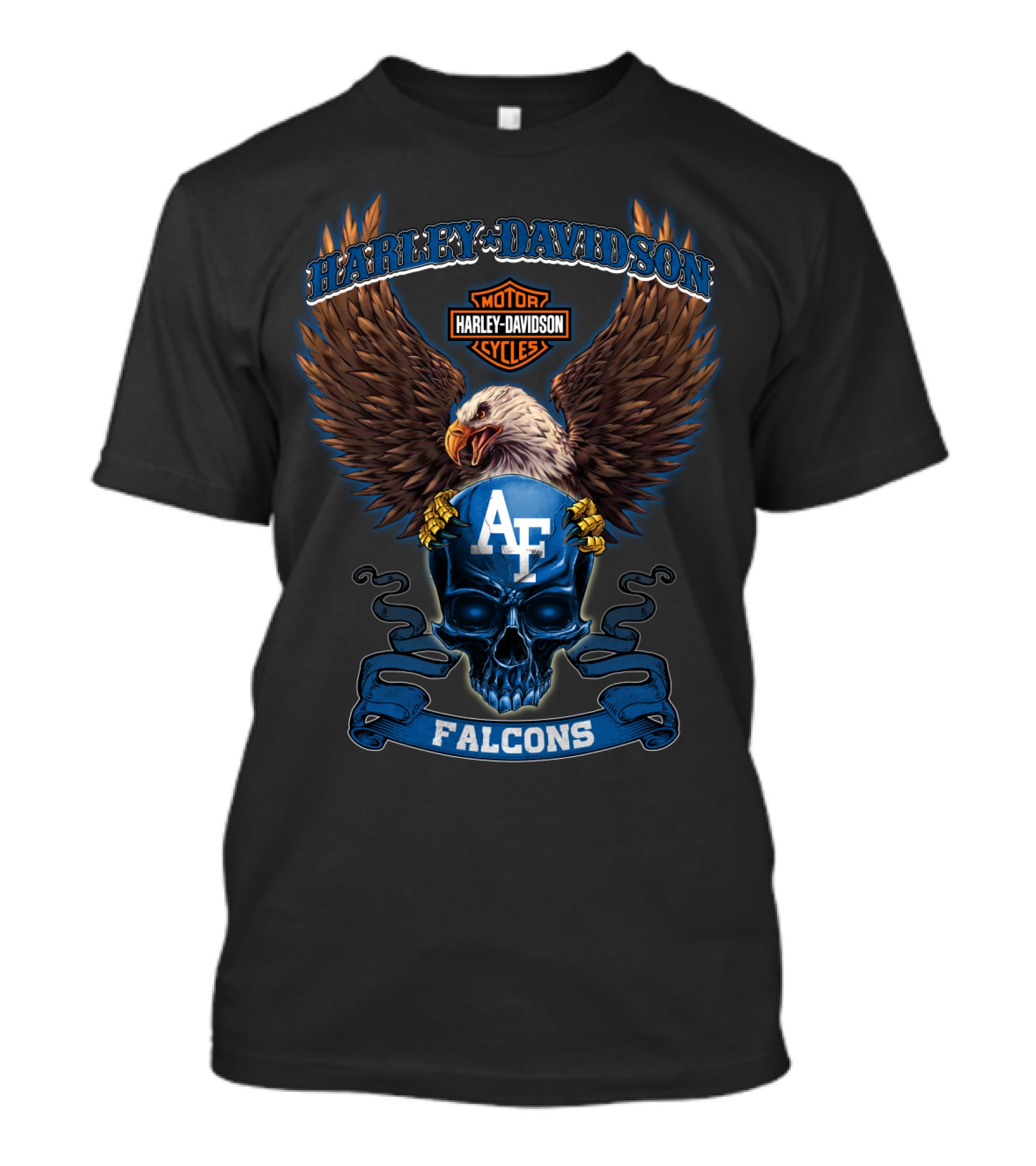 Harley Davidson Motor Cycles Af Falcons T-Shirt