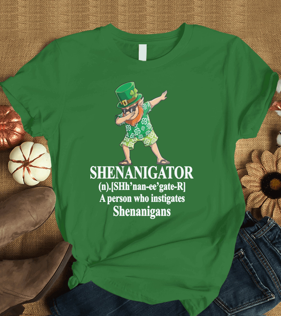SHENANIGATOR Definition Celtic Inspired Mischief Instigator T-Shirt