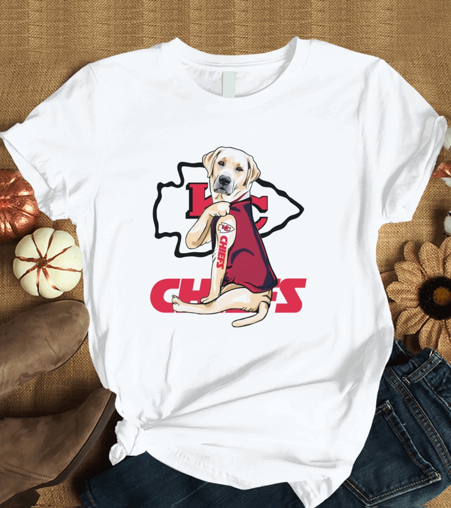 KC Chiefs Labrador Chiefs T-Shirt