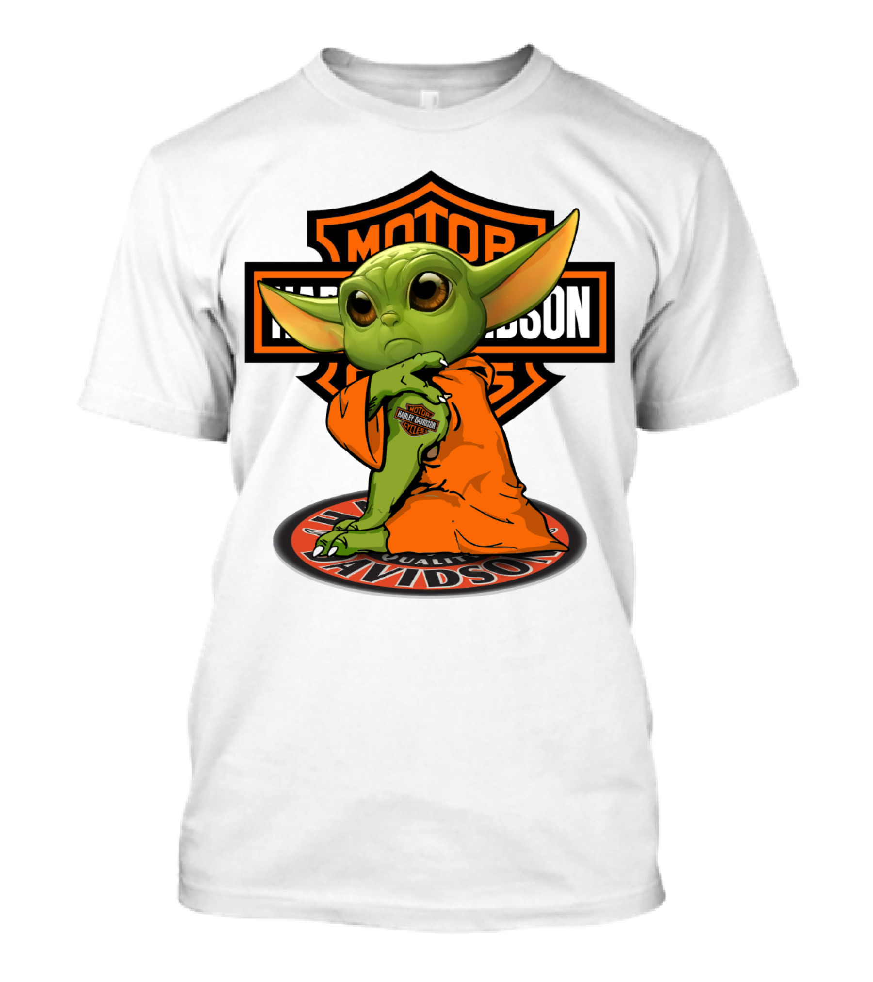 Harley Davidson Yoda Motorcycles T-Shirt