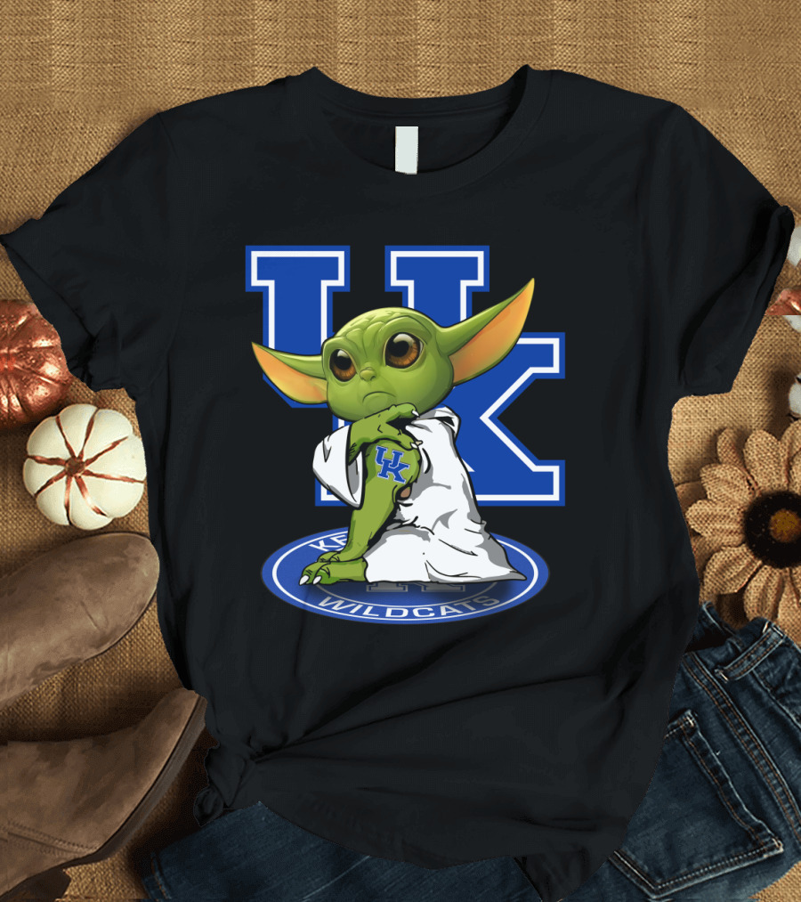 Kentucky Wildcats Yoda Baby UK T-Shirt