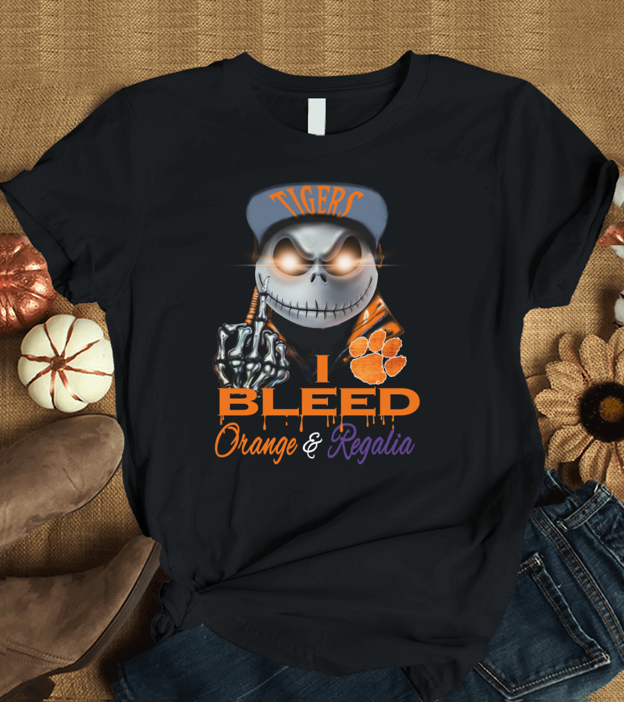 Tigers I Bleed Orange & Regalia T-Shirt