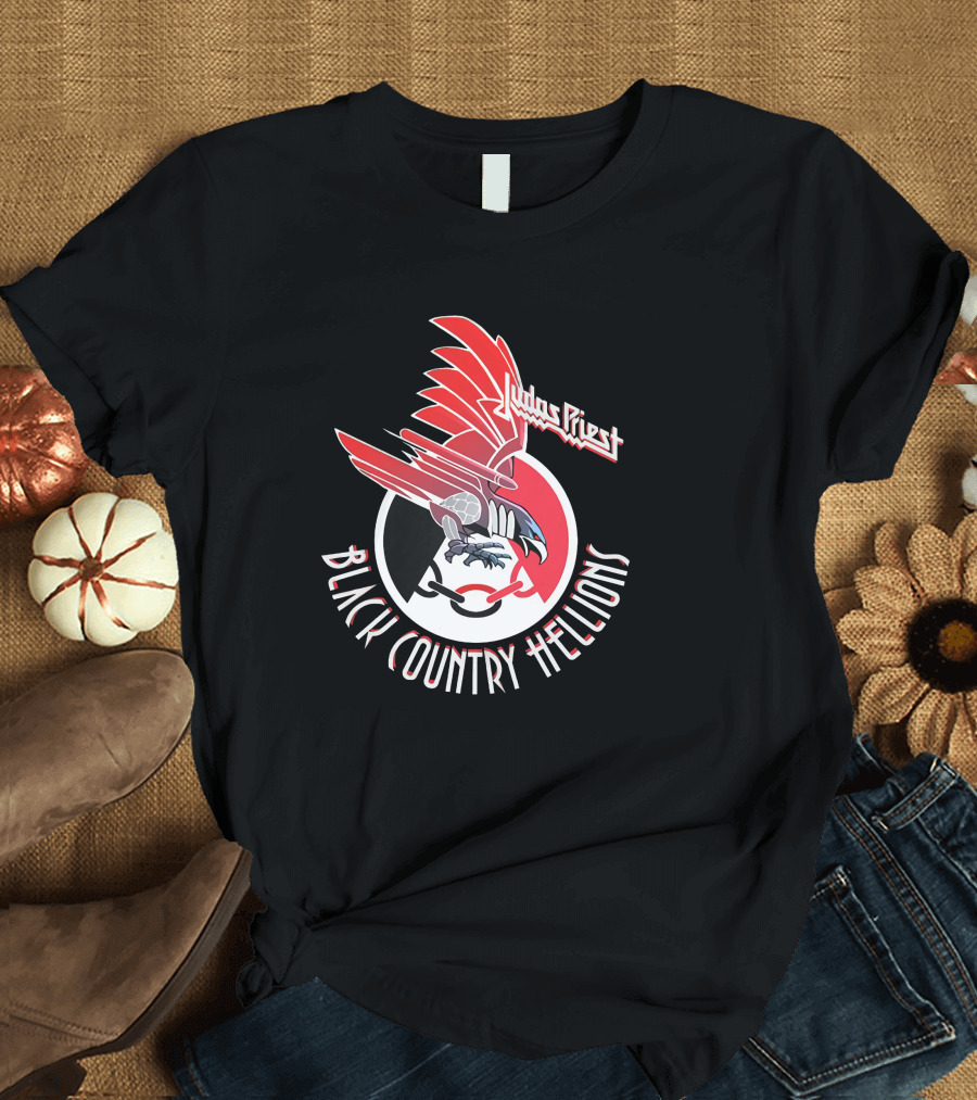 Judas Priest Black Country Hellions T-Shirt