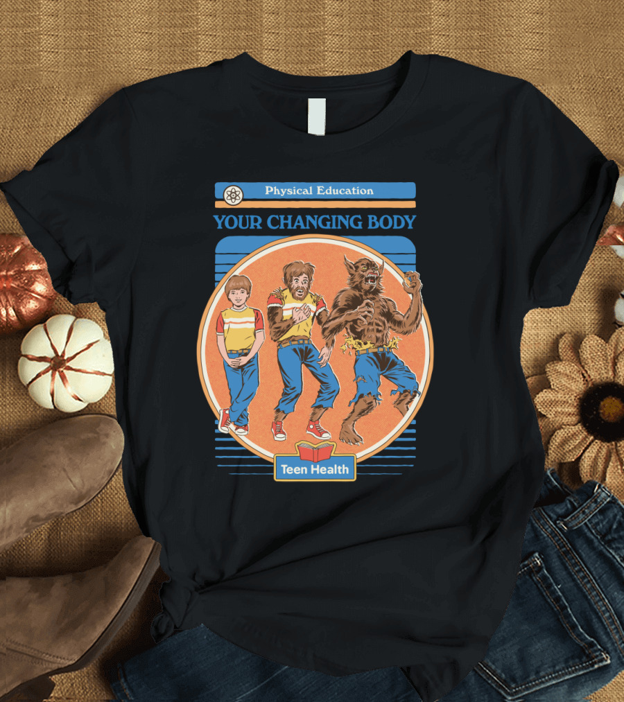 Physical Education Teen Health Your Changing Body Transformation T-Shirt