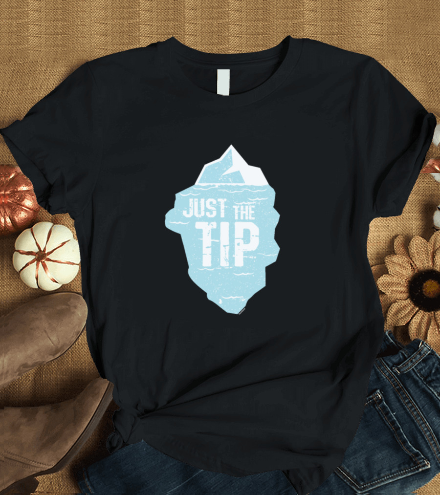Just The Tip Iceberg Graphic with Mountain Peak T-Shirt