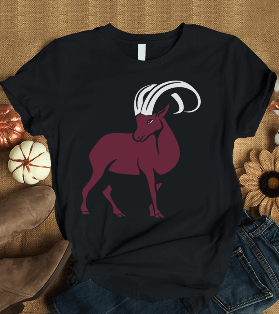 Capricorn Horoscope Animal with White Horns T-Shirt