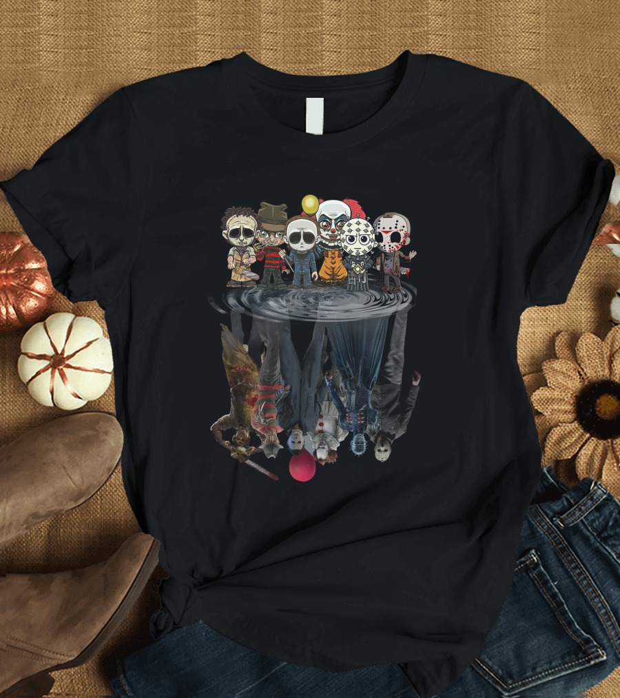 D2P Entertainment Horror Character Reflection Collection T-Shirt