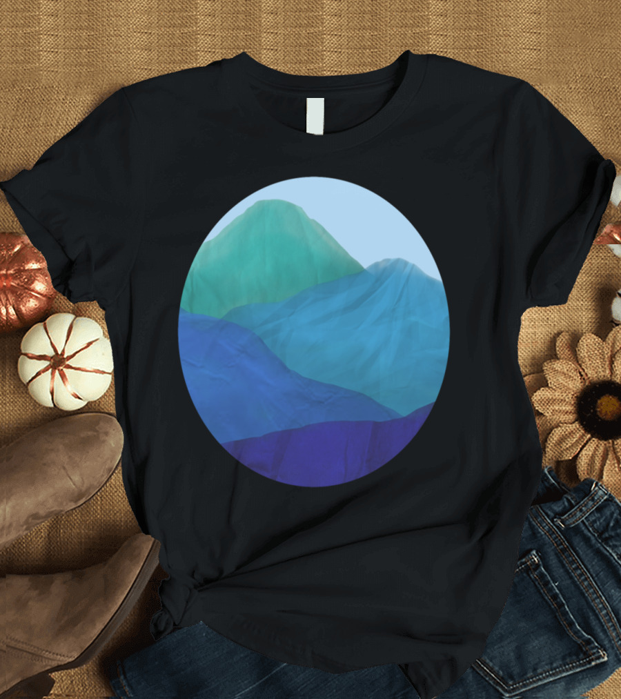 Paper Mountains Blue and Green Layered Circle T-Shirt