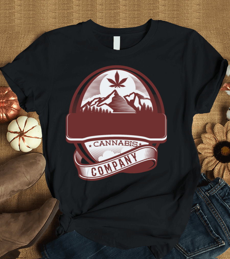 Cannabis Company Mountains Rasta Marihuana Ligualiz T-Shirt