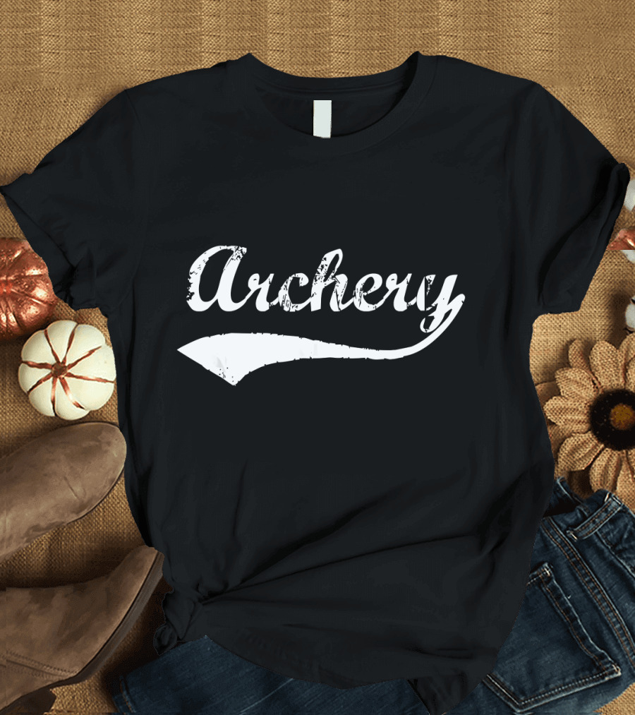 Archery Bow Script T-Shirt