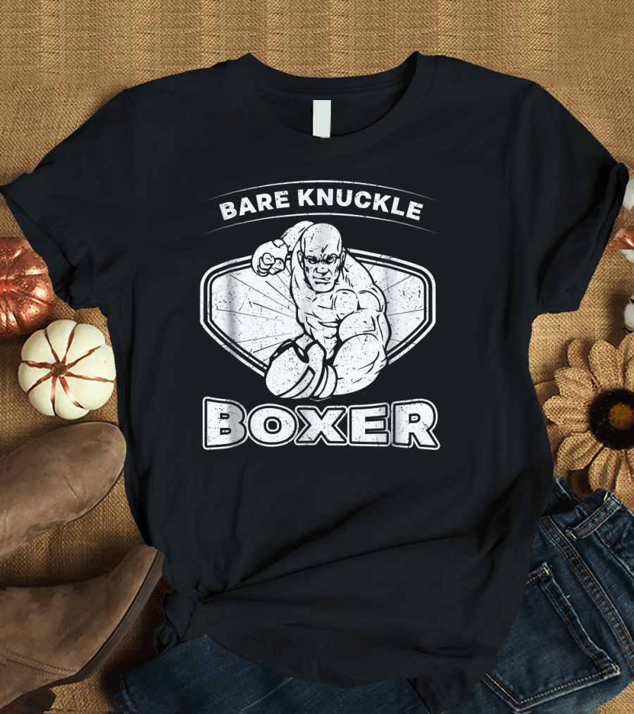 Bare Knuckle Boxer Old Time Fighter Retro Champion T-Shirt