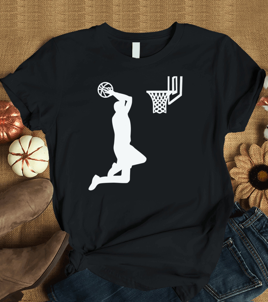 Basketball Player Dunking T-Shirt
