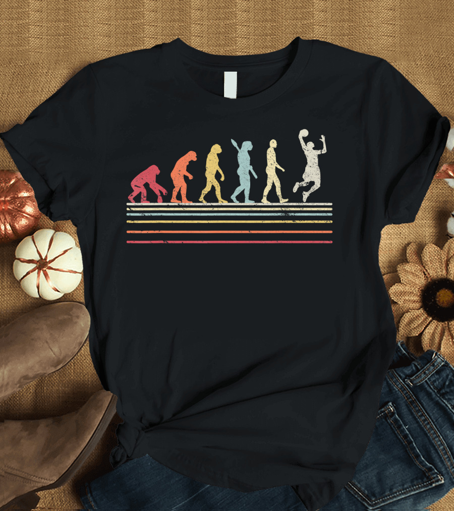 Evolution of Basketball Style Slam Dunk T-Shirt