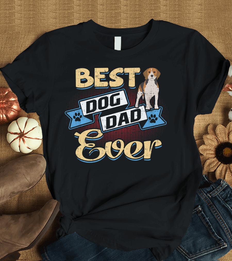 Best Dog Dad Ever Beagle T-Shirt