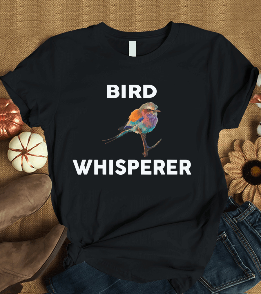 BIRD Whisperer Colourful Bird T-Shirt