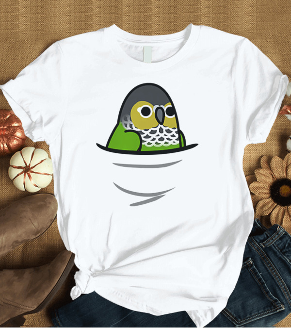 T-Shirt: Black Capped Conure Pocket Birds Range T-Shirt Black Capped Conure Pocket Birds Range T-Shirt