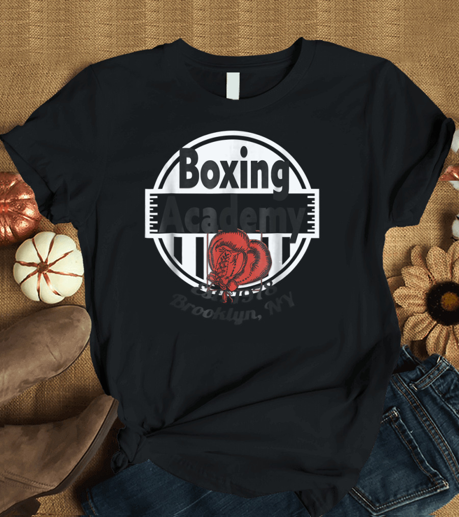 Boxing Academy Est. 1978 Brooklyn NY Boxing Gloves T-Shirt