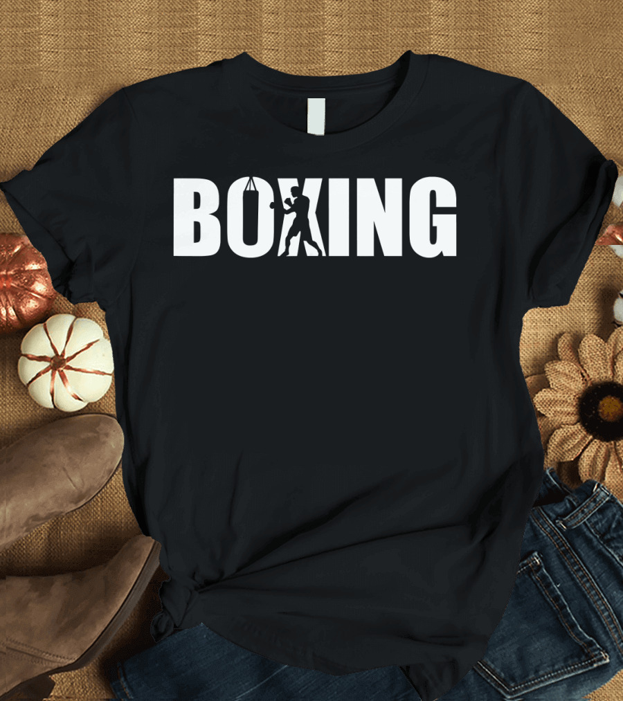 BOXING Boxer Silhouette Training T-Shirt