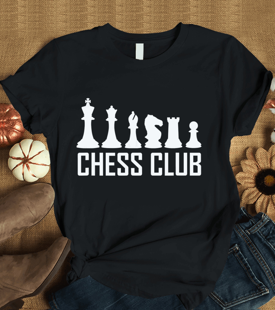 Chess Club Pieces Player Game Matching Tea T-Shirt
