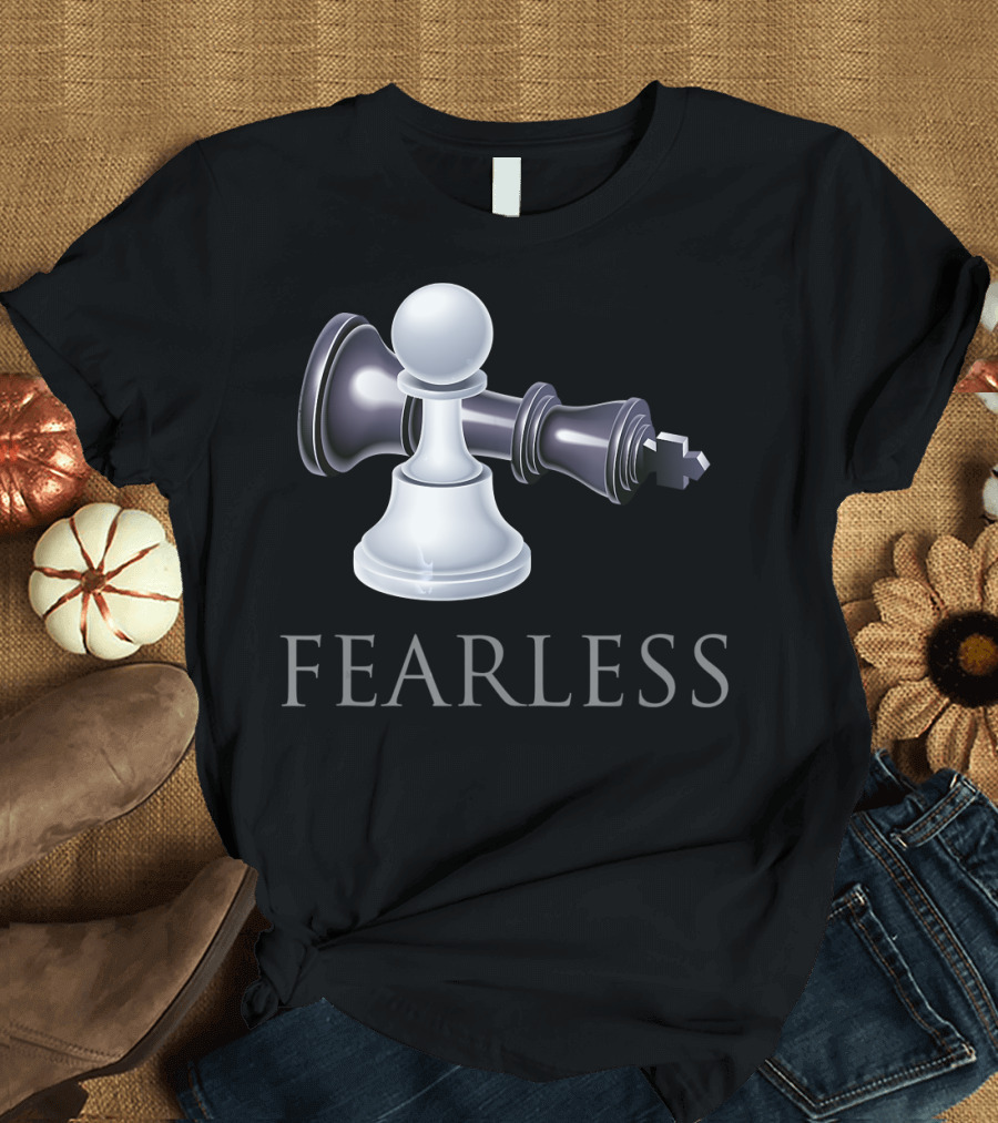 Fearless Chess Player Funny Chess Smar T-Shirt