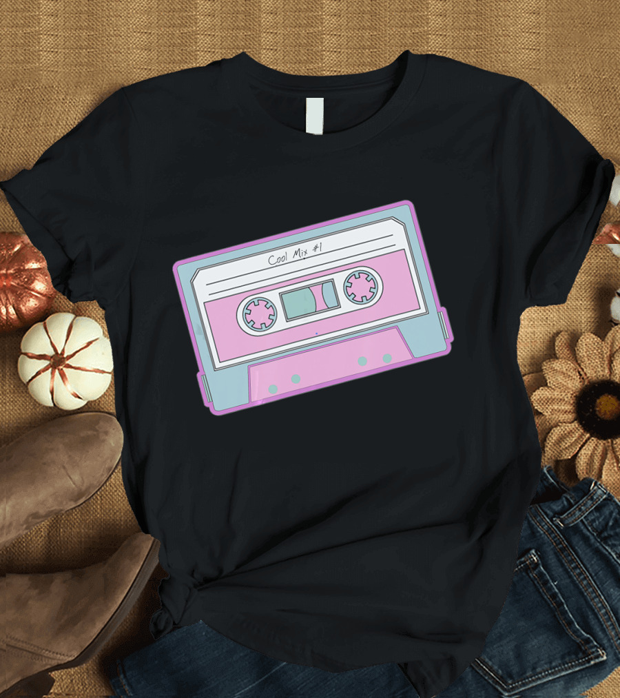 Pastel Goth Style Cool Mix #1 Cartoon Tape T-Shirt