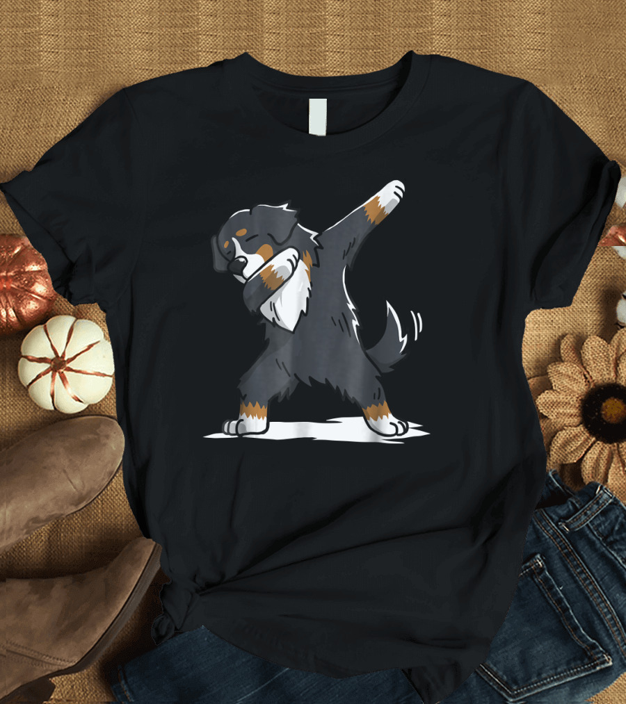 Bernese Mountain Dog Dab Dance Pose T-Shirt
