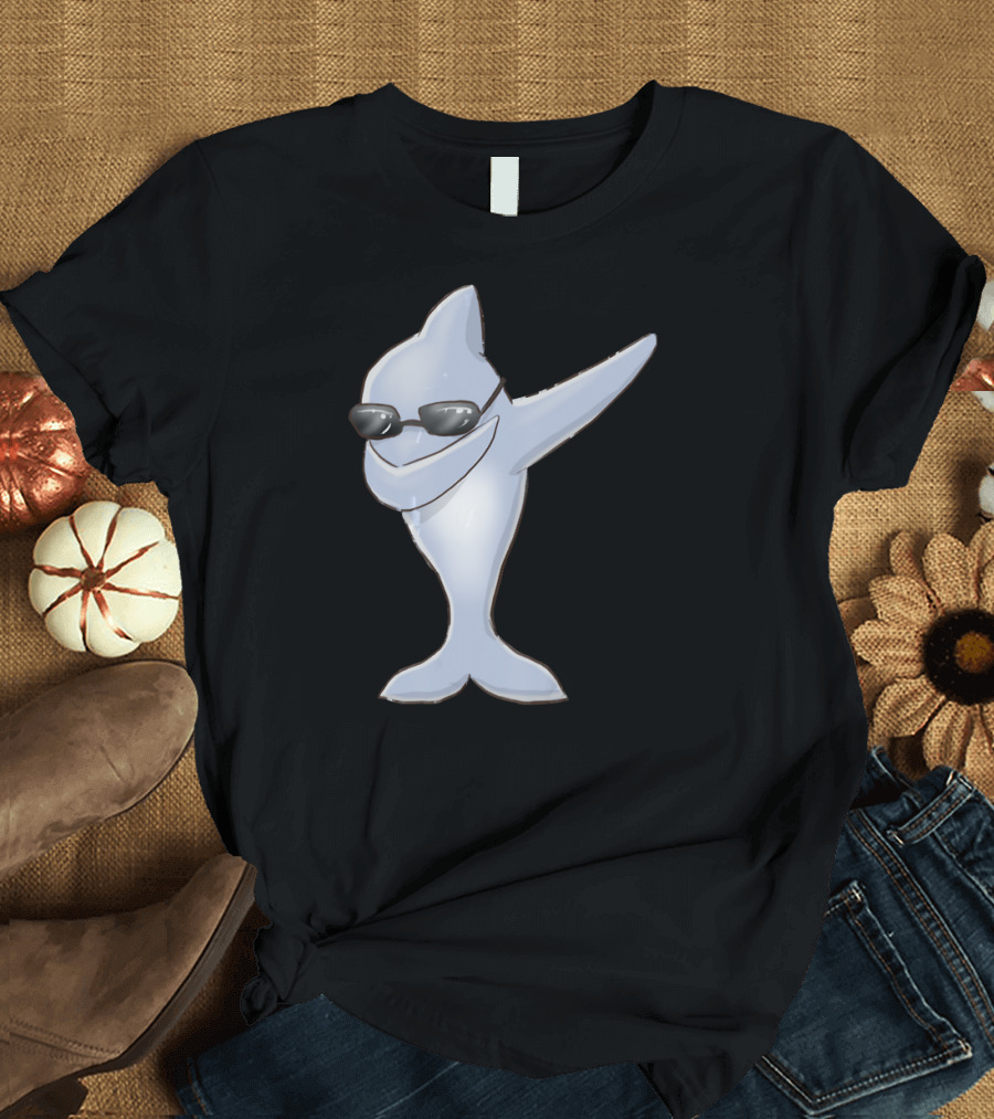 Dolphin Dab with Sunglasses Cool Moves T-Shirt