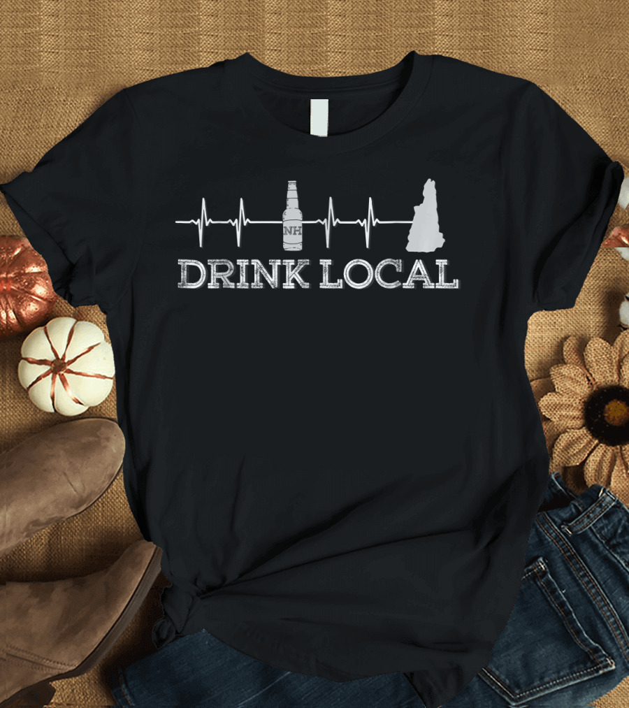 New Hampshire Drink Local Craft Beer Enthusiast T-Shirt