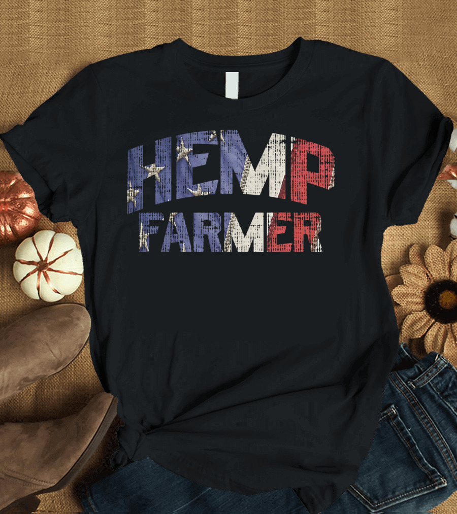 HEMP FARMER USA Cannabis Support CBD T-Shirt
