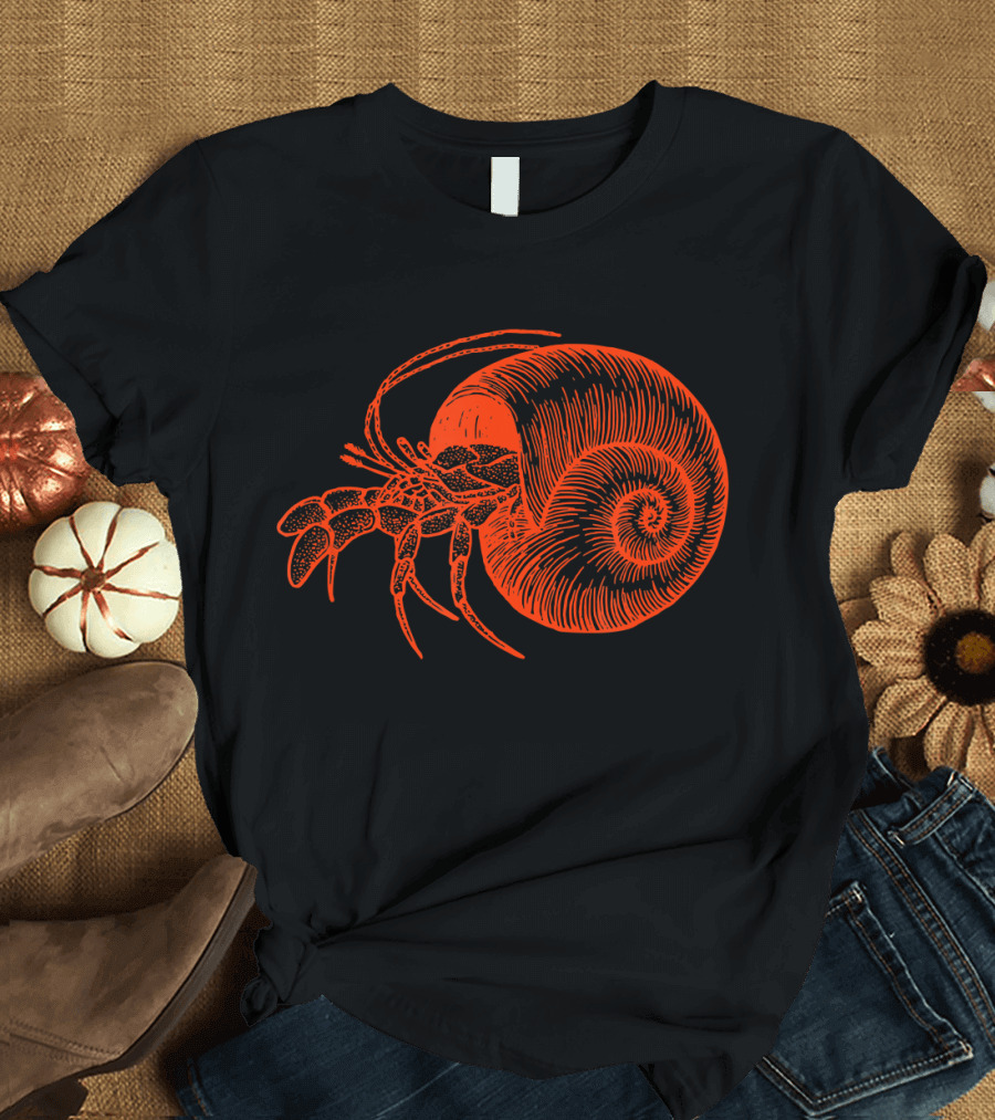 Hermit Crab Spiral Shell T-Shirt