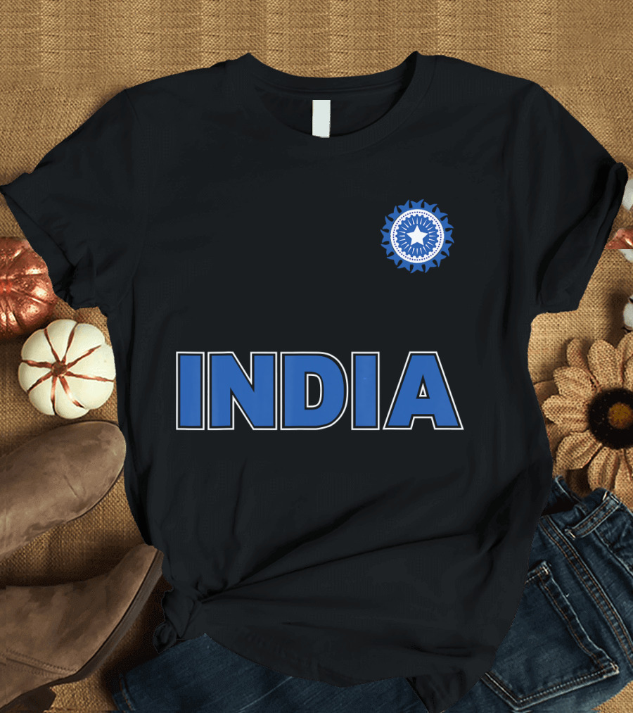 INDIA Cricket BCCI Logo Emblem T-Shirt