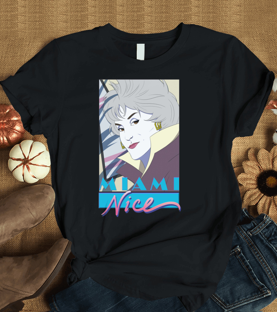 Miami Nice Zbornack X Nagel 80s Aesthetic T-Shirt