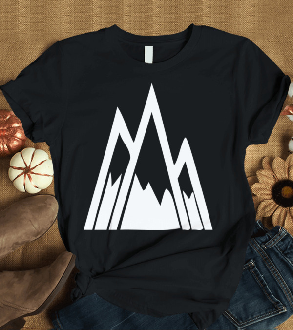 T-Shirt: Geometric Peaks Mountain T-Shirt Geometric Peaks Mountain T-Shirt