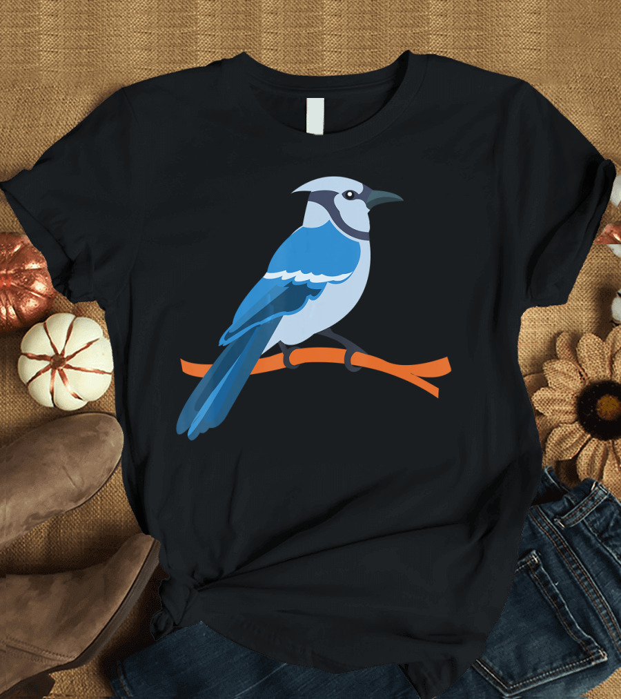 Cool Blue Jay Awesome Bird T-Shirt