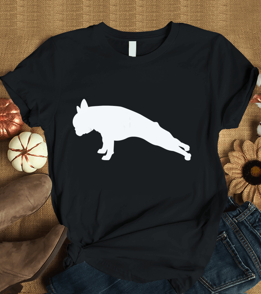 French Bulldog Yoga Pose Frenchie T-Shirt