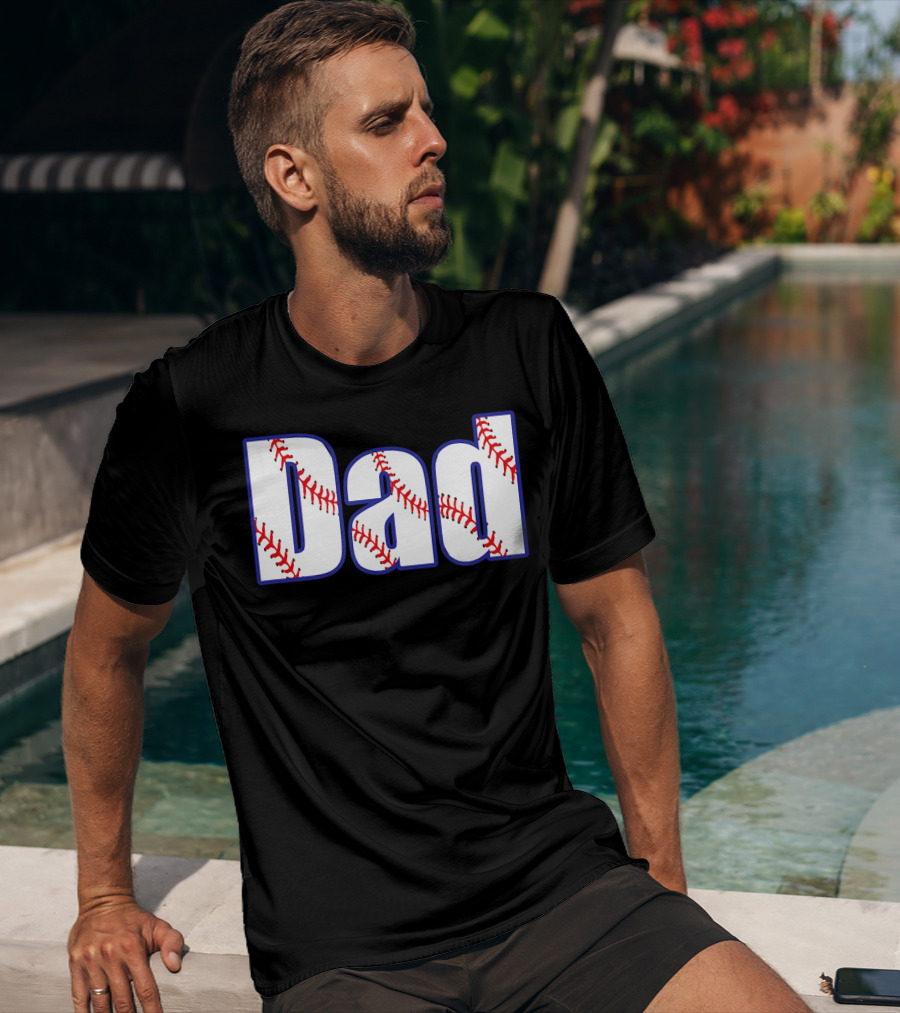 Dad Baseball Fun Father's Day Play T-Shirt