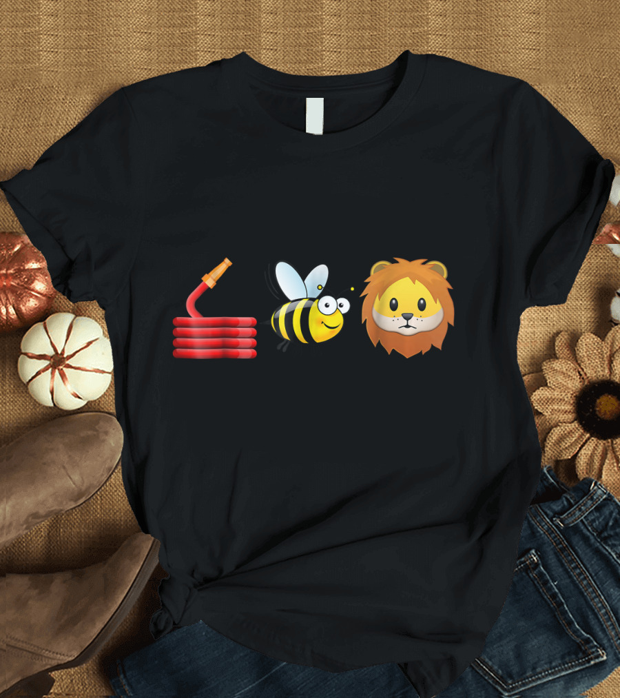 Hose Bee Lion Funny Animal Joke Pun T-Shirt