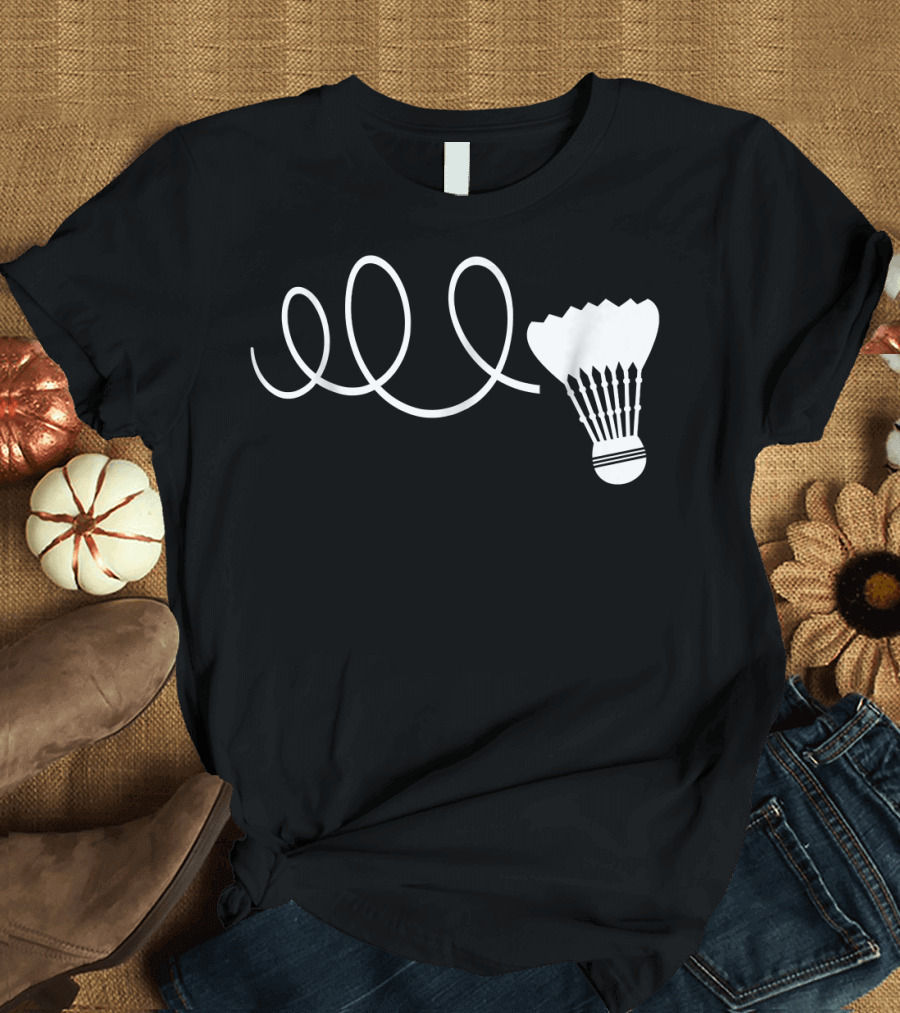 Elo Funny Badminton Shuttle Loop T-Shirt