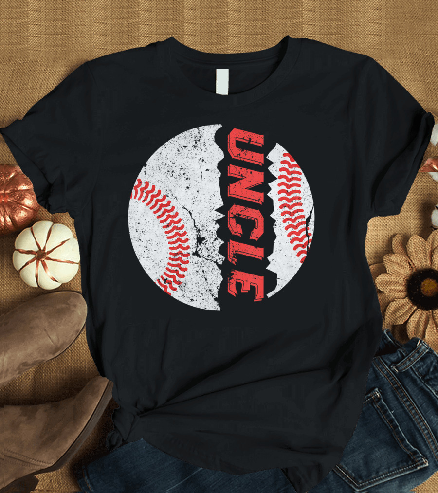 Uncle Funny Baseball Softball Fat Ball T-Shirt