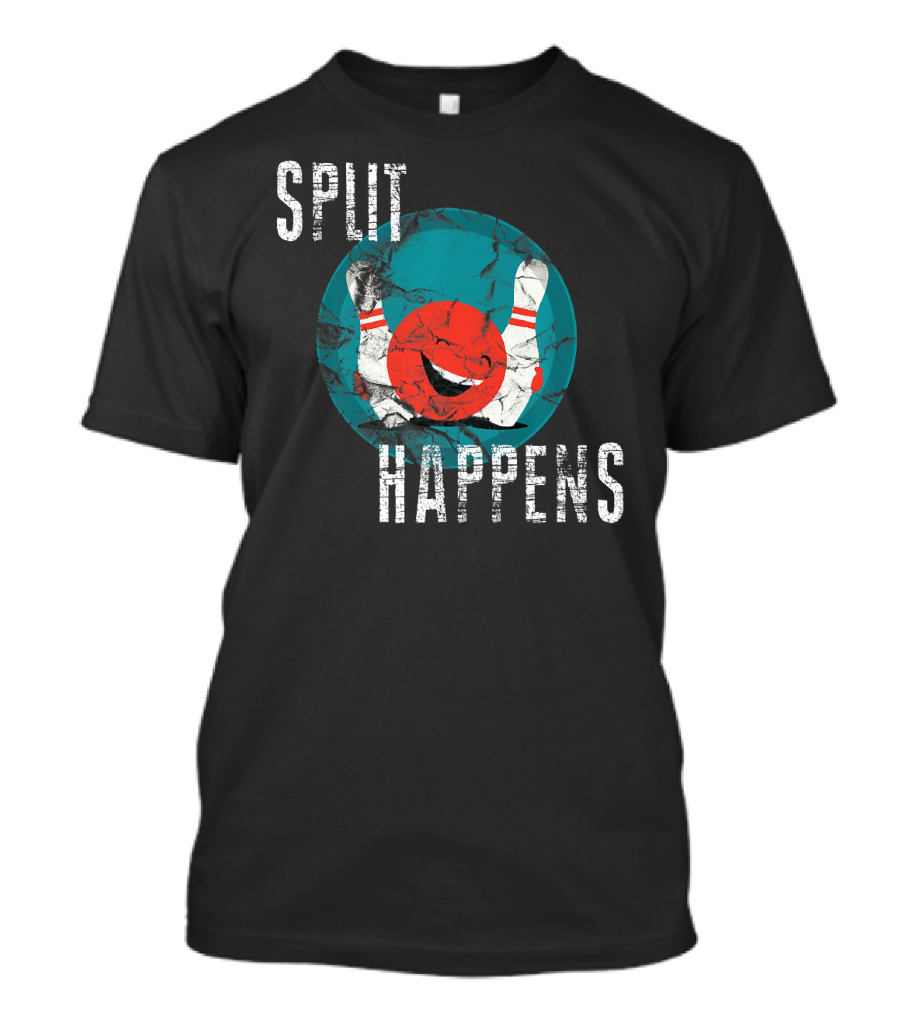 Split Happens Bowling Humor T-Shirt