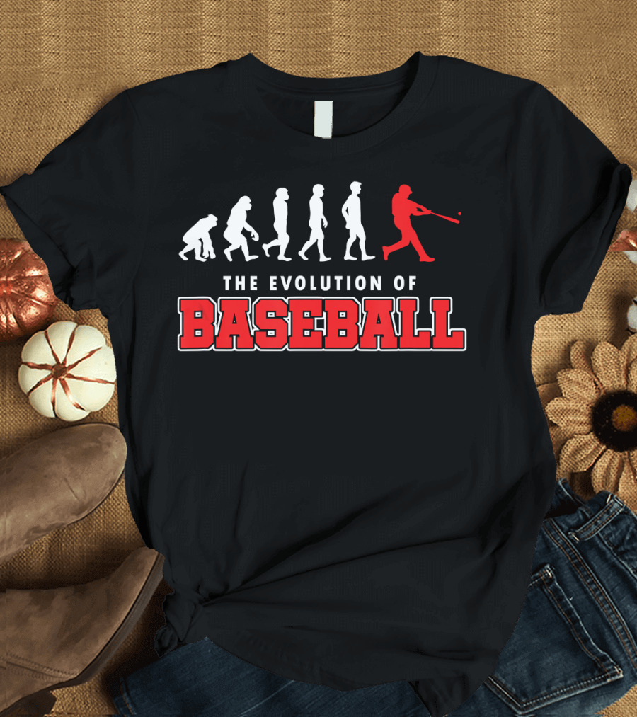 The Evolution of Baseball Player Swing Progression T-Shirt