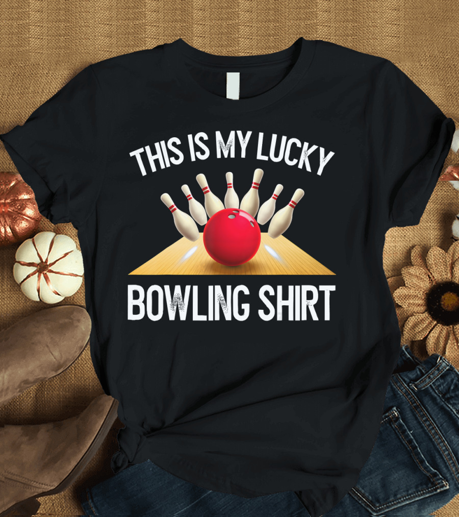 This is My Lucky Bowling Shirt Bowling Team T-Shirt