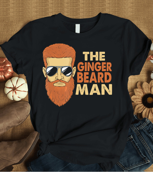 T-Shirt: THE GINGER BEARD MAN Dark Red Brown Hair T-Shirt THE GINGER BEARD MAN Dark Red Brown Hair T-Shirt