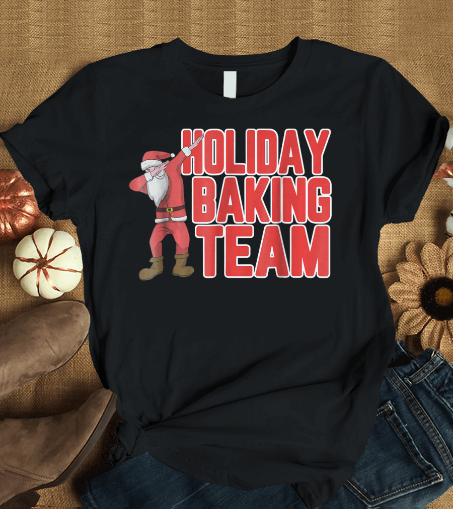HOLIDAY BAKING TEAM DABBING SANTA T-Shirt